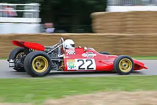 De Tomaso-Cosworth Tipo 505 F1 engagée par Frank Williams lors de la saison 1970