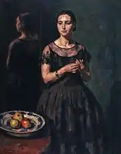 La Dame en noir, ca 1925-1930