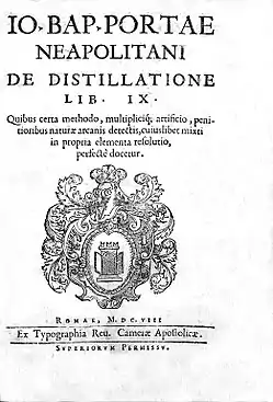 Image illustrative de l’article De distillatione libri IX