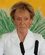 María Teresa Fernández de la Vega, vice-présidente du gouvernement et ministre de la Présidence entre 2004 et 2010.