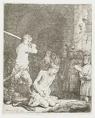 Gravure de Rembrandt (1640), Rijksmuseum Amsterdam.