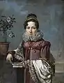 Portrait de jeune femme, début XIXe siècle ?