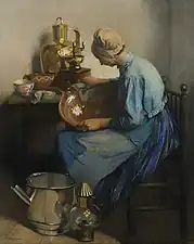 La Femme de ménage (1910), pastel, Bruges, musée Groeninge.