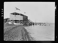 La plage de Kalya en 1920.
