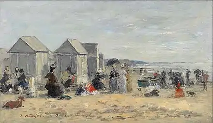 Deauville, scène de plage, 1887Collection privée, Vente 2018