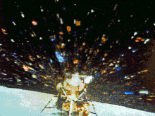 Décollage du module lunaire, concluant trois jours sur la Lune