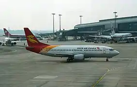 A Deer Air Boeing 737-300 at Guangzhou Baiyun International Airport