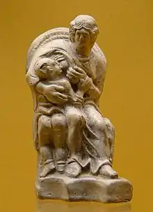 Déesse-mère (Bordeaux, Gironde), divinité indigène, mais technique romaine.