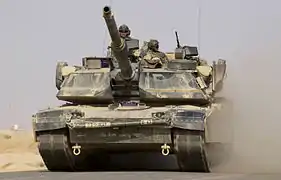 Char américain M1A1 Abrams en 2004.