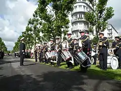 La Musique des équipages de la flotte de Brest.