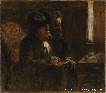 Portrait du graveur Desboutin et du graveur Lepic, 1876-1877Musée d'Orsay, Paris