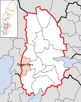 Localisation de Degerfors