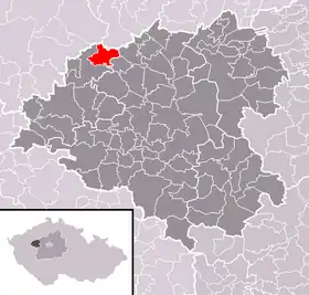 Localisation de Děkov