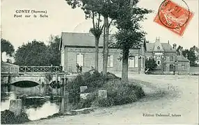 Pont-barrage à Conty