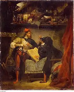 Faust et MéphistophélèsEugène Delacroix, 1827-1828Wallace Collection, Londres