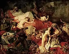 Romantisme La mort de SardanapaleEugène Delacroix