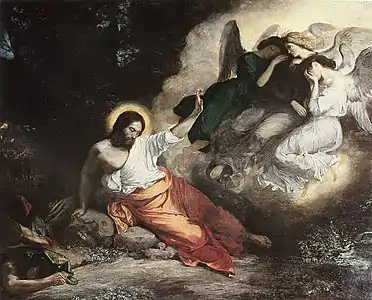Le Christ au jardin de GethsémaniEugène Delacroix, 1827Église Saint-Paul Saint-Louis, Paris
