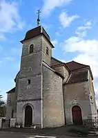 L'église Saint-Hubert.