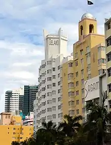 Hôtels Art Deco de Miami Beach, sur Ocean Drive.