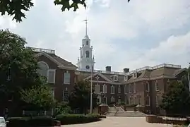 Le capitole de Dover, capitale et 2e ville du Delaware.