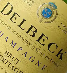 Image illustrative de l'article Champagne Delbeck