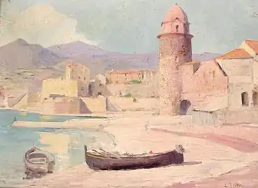 Plage de Collioure, localisation inconnue.