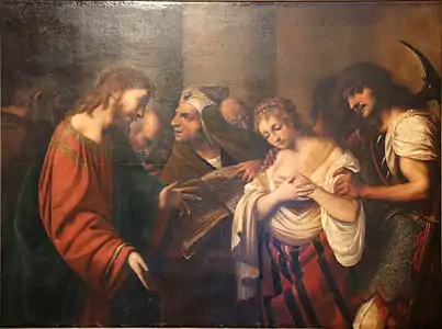 Le Christ et la femme adultère, Avignon, musée Calvet.