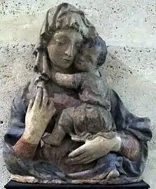 Vierge à l'Enfant (attribution)du musée du Louvre.