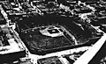 Le stade Delorimier vu du ciel, vers 1950.