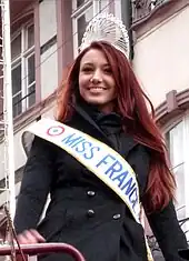 Delphine Wespiser, Miss France et Miss World France 2012.