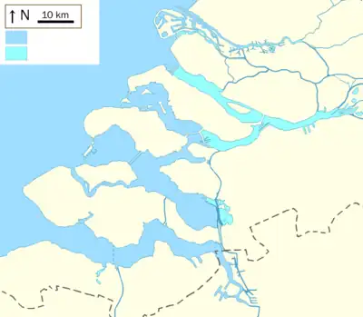 Carte du Plan Delta