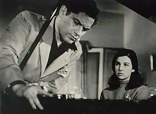 Avec Lautaro Murúa dans Demasiado Jóvenes (1958)