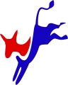 Logo officieux du Parti démocrate.