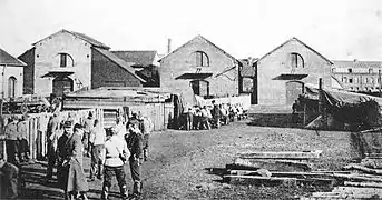 En 1906, les installations de surface sont utilisées comme scierie.