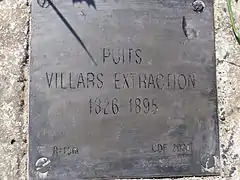 « Puits Villars Extraction, 1826-1895 ».