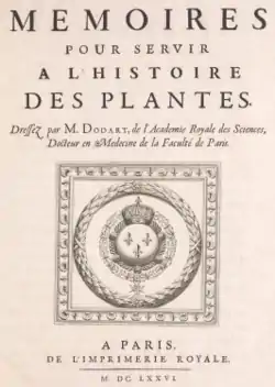 Image illustrative de l’article Mémoires pour servir à l'histoire des plantes