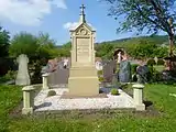 Mémorial aux morts du régiment d'Oldenbourg au cimetière de Hochhausen