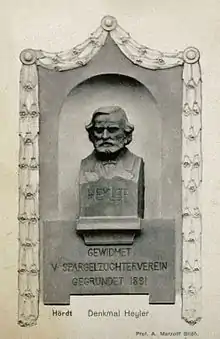 Buste de Louis Gustave Heyler.