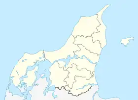 Voir sur la carte administrative du Jutland du Nord