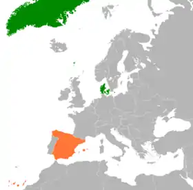 Danemark et Espagne