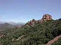 Vue sur la dent de l'Ours.