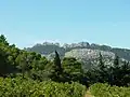 Les Dentelles de Montmirail, vu de La Roque-Alric.