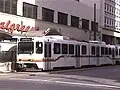 Denver, métro léger de la RTD.