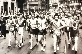 Départ Strasbourg-Paris 1957