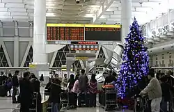 Salle des départs du terminal international