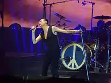 Depeche Mode en concert à Bordeaux en janvier 2018.