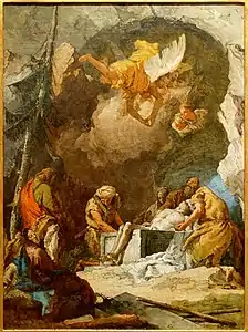 Déposition du Christ.Giambattista Tiepolo, 1767-1770Museu Nacional de Arte Antiga de Lisbonne.