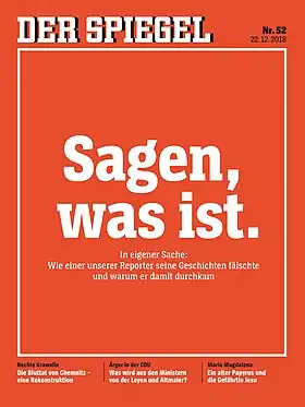 Der Spiegel, 2018.
