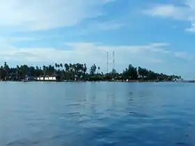 L'île de Derawan, côté sud.