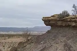 Formation rocheuse dans le désert de Chihuahua.